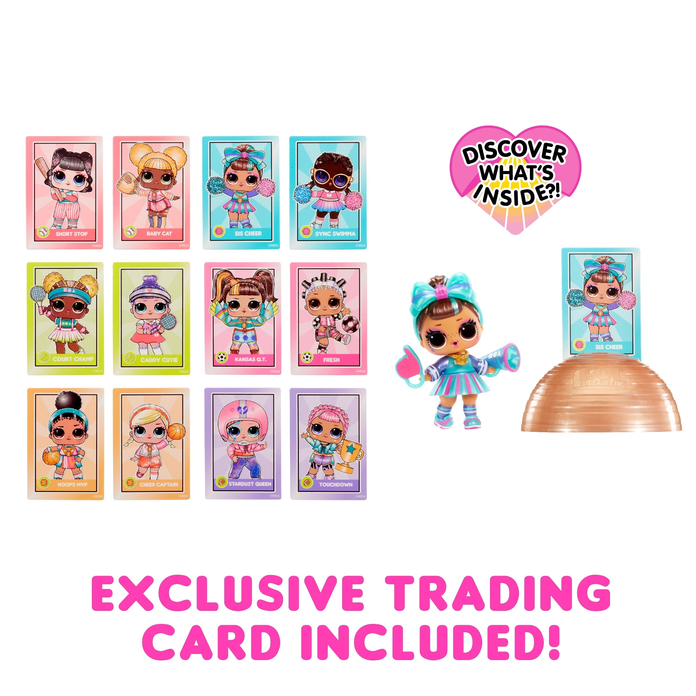 LOL Surprise All Star Sports Vault Collection Tots with Sports-Themed Collectible Doll and 8 Surprises to Unbox Including Matching Accessories – Great Gift for Kids Ages 4+