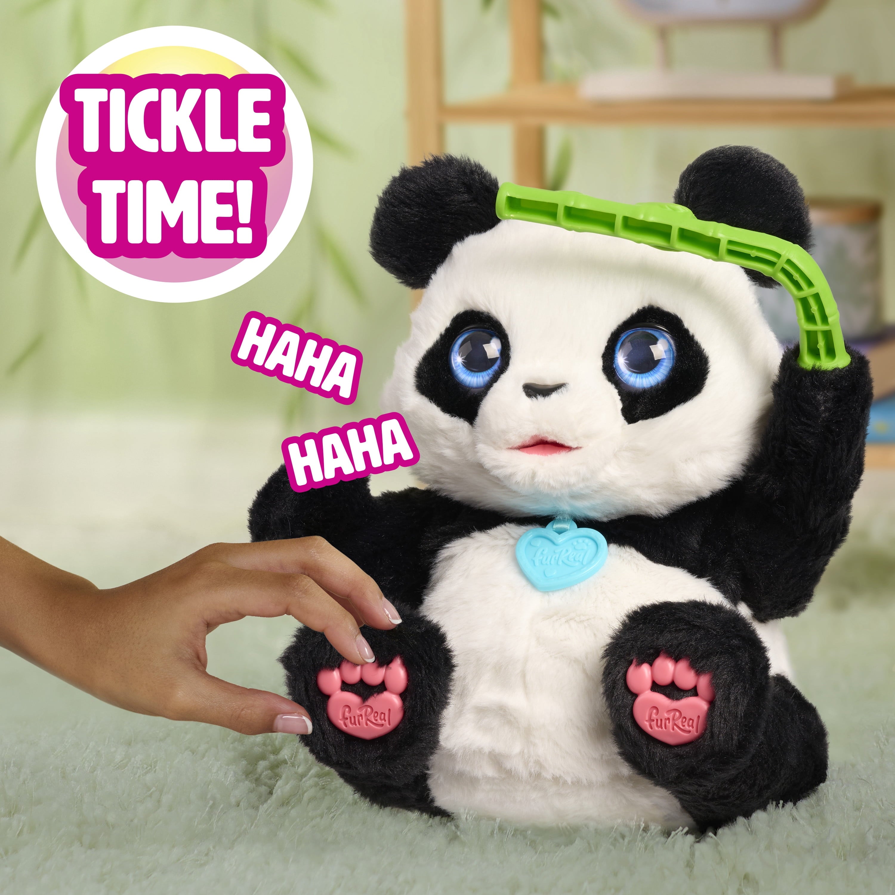 furReal Coco the Tumbling Panda, Interactive Plush Panda, 10.5 Inch Plush, Boys and Girls Ages 4 up