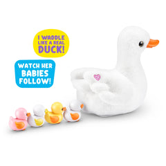 Pets Alive Mommy Duck & Baby Surprise by ZURU - Hatching Interactive Electronic Pet Playset for Kids Ages 3+