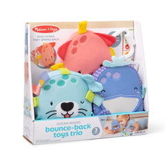Melissa & Doug Ocean Waves Bounce Back Links Baby Sensory Toy