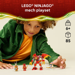 LEGO NINJAGO Kai’s Dragon Mech Battle Pack Building Toy for Boys, Girls, & Kids, Ages 6+ - Poseable Dragon Figure & 3 Character Minifigures for Pretend Play - Gift Idea for Birthdays - 71851