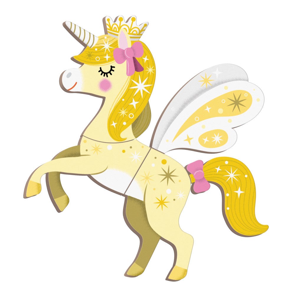 Janod Unicorns Magneti'Book Magnetic Game – 44 Magnets & 10 Models