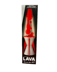Schylling LAVA Astrosurge Rocket Motion Lamp Red Clear 14.5 Inch