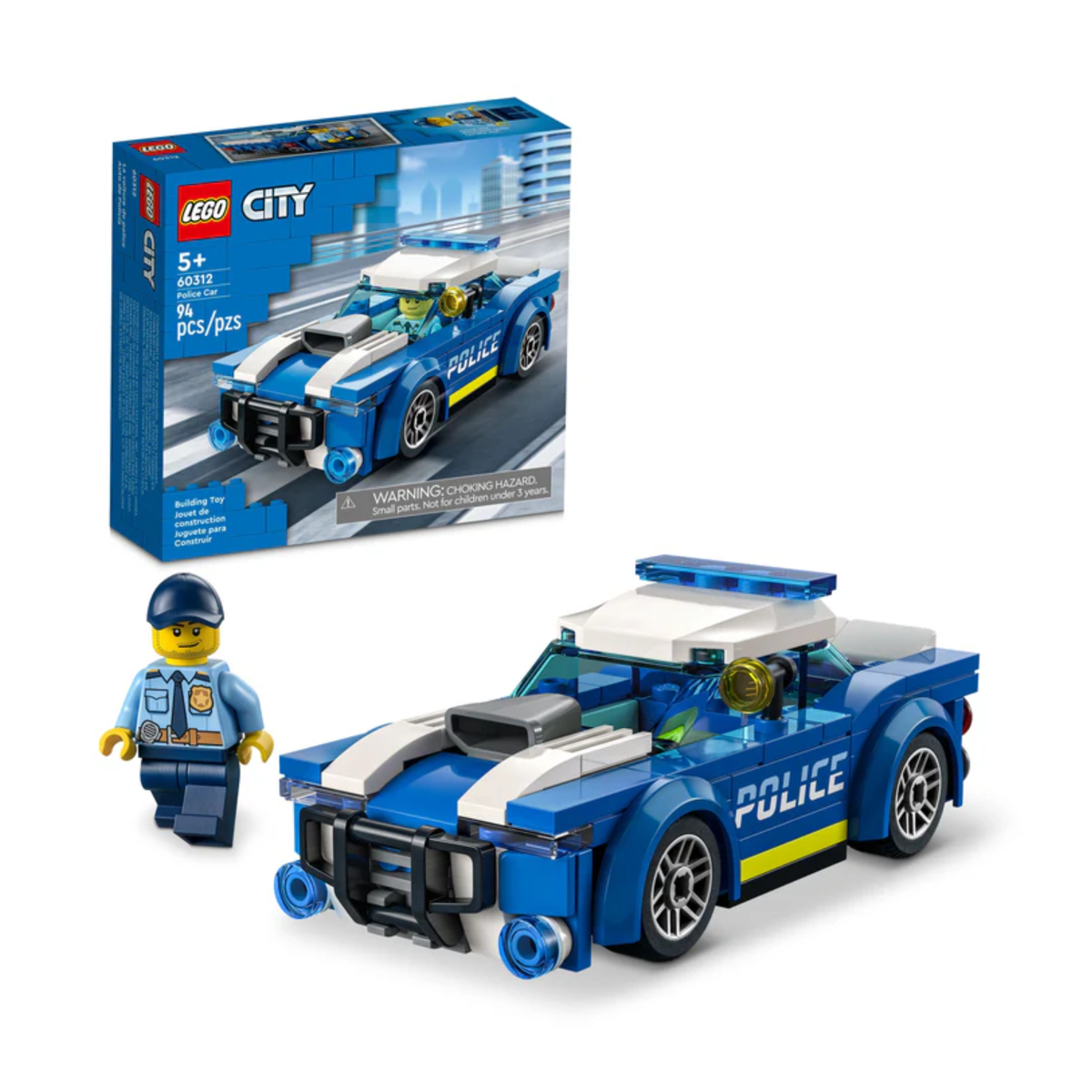 LEGO 60312 City Police Car Building Toy