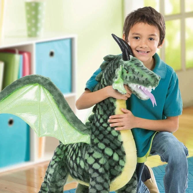 Melissa & Doug Winged Dragon 36 Inch Lifelike Giant Plush Toy