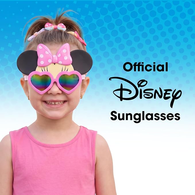 Disney Minnie Mouse pink rainbow lens sunglasses