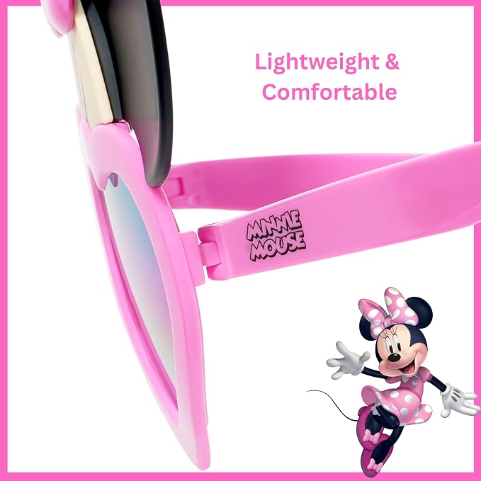 Disney Minnie Mouse pink rainbow lens sunglasses