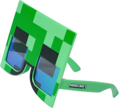 Minecraft Creeper green pixel character costume sunglasses