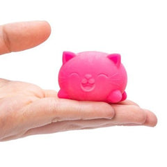 Nee Doh Teenie Cool Cats 1.5 Inch Squish Ball Fidget Toy - Set of 3
