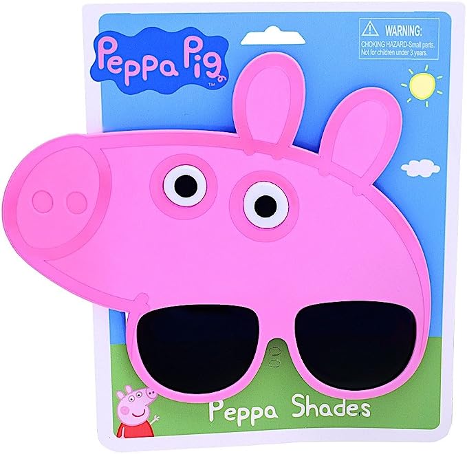 Peppa Pig pink character costume sunglasses for kids
