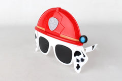 PAW Patrol Chase kids sunglasses with red rescue helmet design