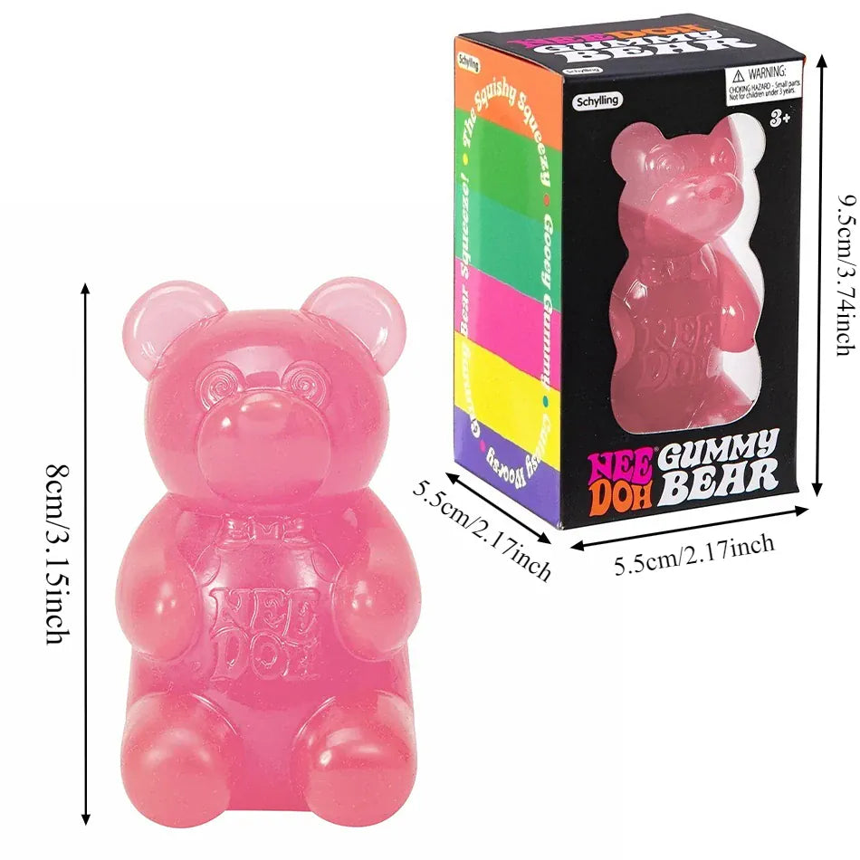 Schylling NeeDoh Gummy Bear Squishy Fidget Toy