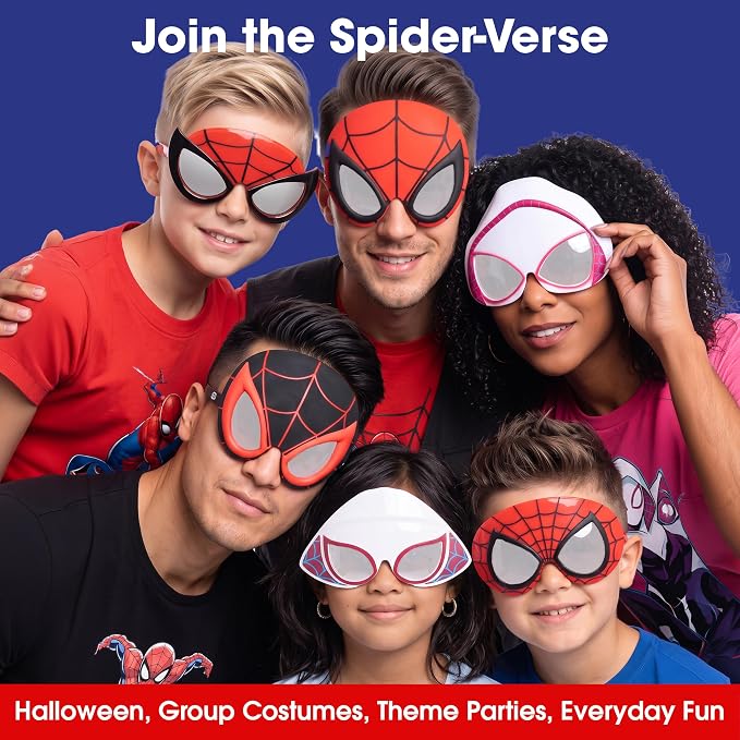 Marvel Spider Man red kids dome costume sunglasses