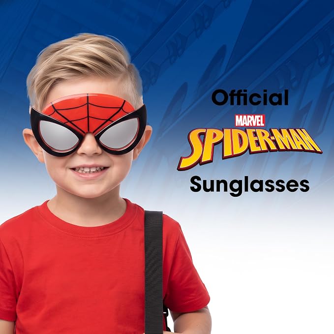 Marvel Spider Man Kids Dome Costume Sunglasses One Size