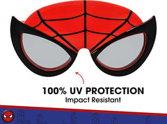 Marvel Spider Man red kids dome costume sunglasses