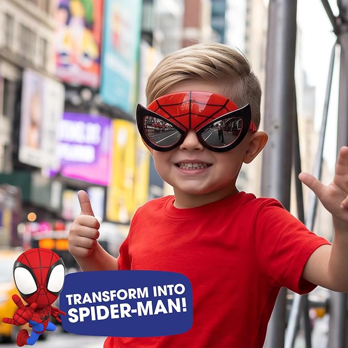 Marvel Spider Man Kids Dome Costume Sunglasses One Size