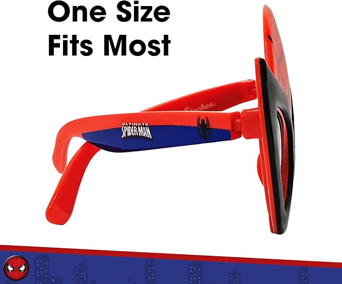 Marvel Spider Man red kids dome costume sunglasses