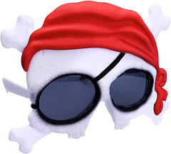 Skull and Crossbones character costume sunglasses