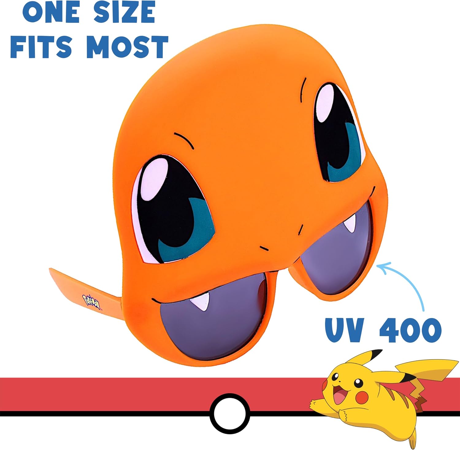 Pokemon Charmander orange character costume sunglasses
