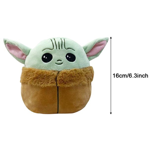 Star-Wars The Mandalorian The Child Plush Yoda plush toy two sides