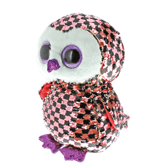 Checks Reversible Sequin Pink And Black Owl